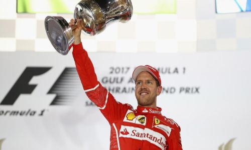 Bahreyn’de zafer Sebastian Vettel’in