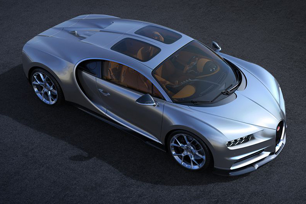 Bugatti Chiron yeni Sky View seçeneğiyle geliyor