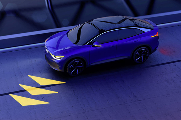 VW otonom araçlar için ışıklı bir iletişim sistemi geliştiriyor
