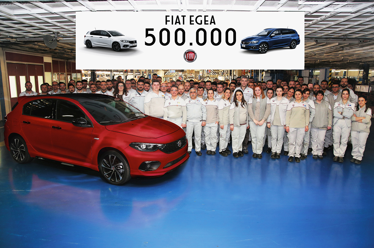 500.000’inci Fiat Egea banttan indi!