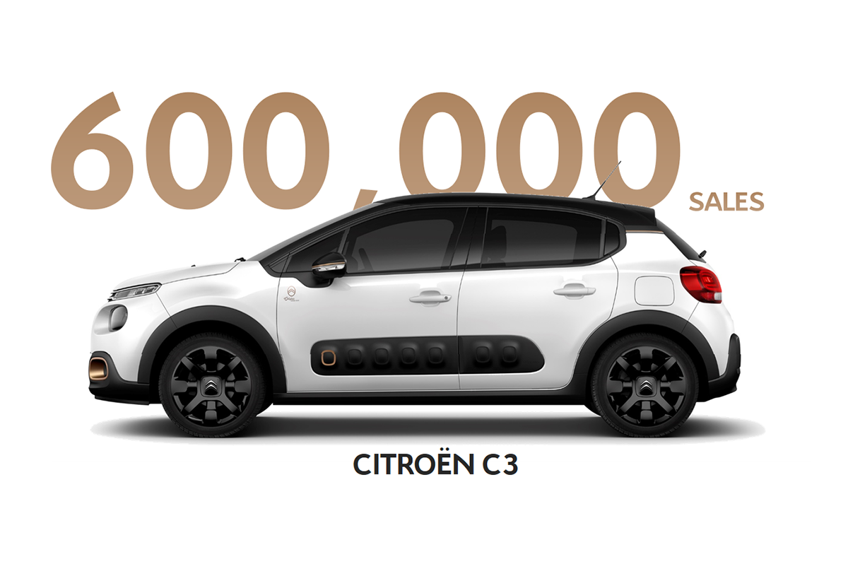 Yeni Citroen C3, 2.5 yılda 600 bin sattı