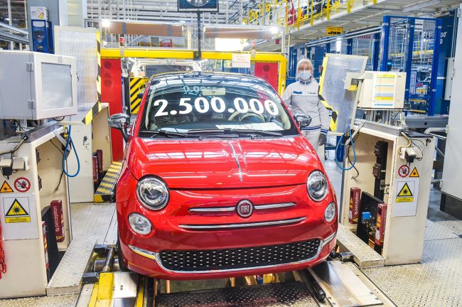 Fiat 500 2.5 Milyon üretim