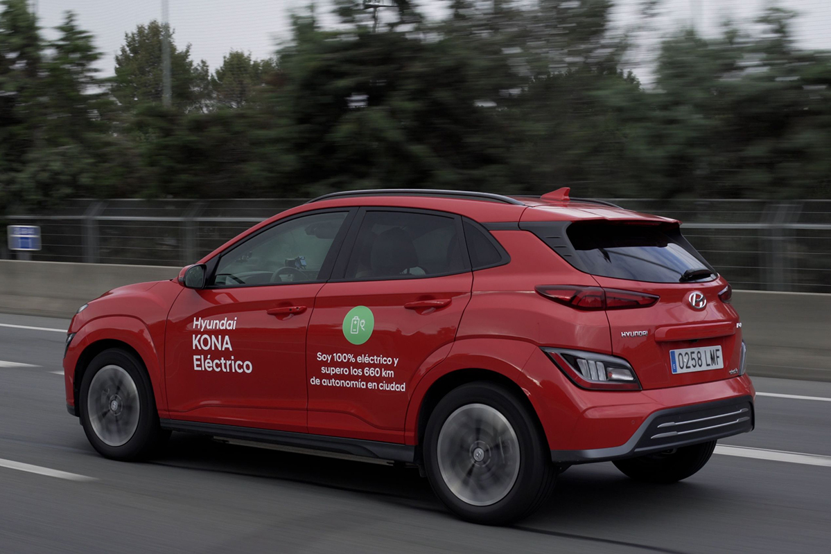 Elektrikli Kona’dan menzil rekoru kırdı